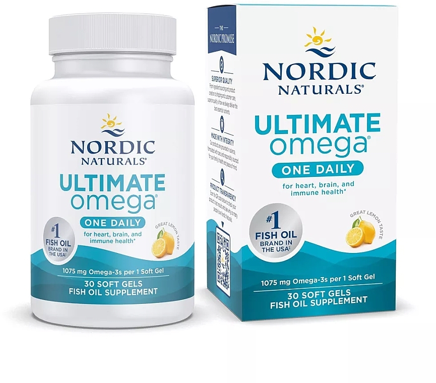 Suplement diety Omega, 1075mg - Nordic Naturals Ultimate Omega One Daily — Zdjęcie N3