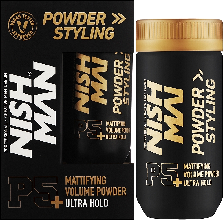 Puder do stylizacji włosów - Nishman Styling Powder Ultra Hold — Zdjęcie N2