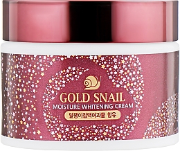Krem ze śluzem ślimaka - Enough Gold Snail Moisture Whitening Cream — Zdjęcie N3