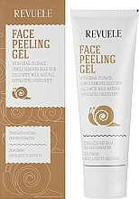 Peeling do skóry twarzy z ekstraktem ze śluzu ślimaka - Revuele Face Peeling Gel With Snails Filtrate — Zdjęcie N2