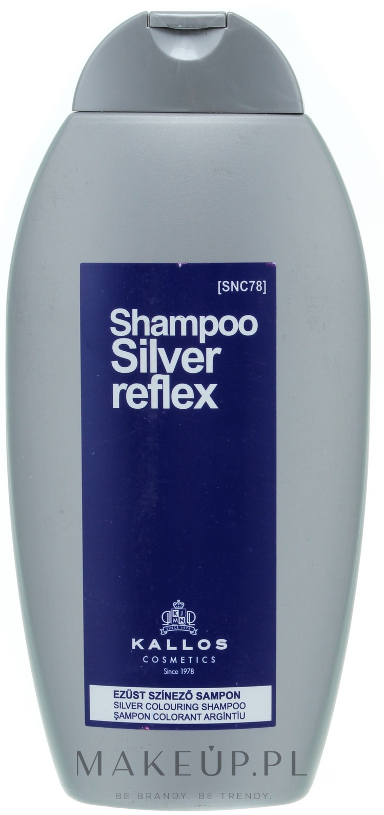 Szampon do włosów siwych i rozjaśnianych - Kallos Cosmetics Silver Reflex Shampoo — Zdjęcie 350 ml