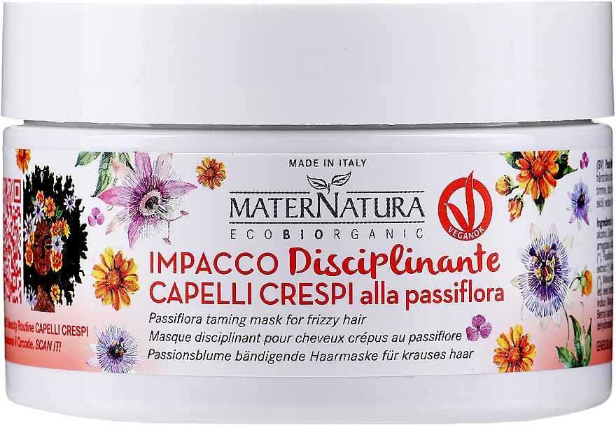 Regenerująca maska do włosów Passiflora - MaterNatura Passiflora Revitalizing Hair Mask — Zdjęcie N1