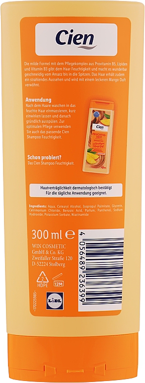 Nawilżająca odżywka do włosów - Cien Mega Moisture — Zdjęcie N2