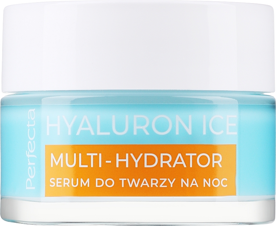 Serum do twarzy na noc - Perfecta Hyaluron Ice Multi-hydrator Serum — Zdjęcie N1