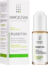 Kup Serum peelingujące z 5% kwasem migdałowym do skóry trądzikowej - Iwostin Estetic Purritin Serum