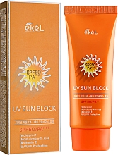 Kup Krem przeciwsłoneczny do twarzy z ekstraktem z aloesu i witaminą E - Ekel UV Sun Block SPF50/PA+++