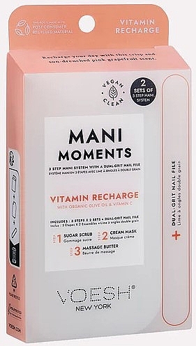 Zestaw do pielęgnacji dłoni i paznokci - Voesh Mani Moments Vitamin Recharge — Zdjęcie N1