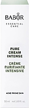 Pielęgnacyjny krem do twarzy do skóry zanieczyszczonej - Babor Essential Care Pure Cream Intense — Zdjęcie N2
