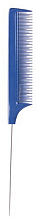 Grzebień do włosów, niebieski - Bifull Professional Blue Pin Tail Comb — Zdjęcie N1