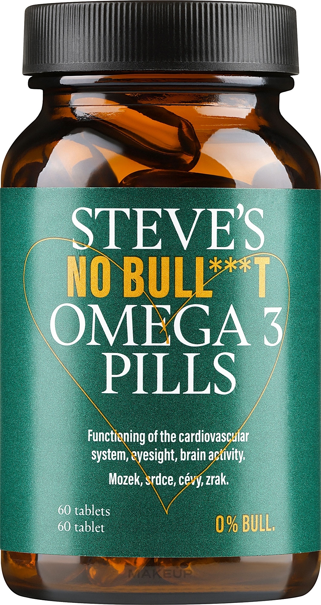 Suplement diety - Steve?s No Bull***t Omega 3 Pills — Zdjęcie 60 szt.
