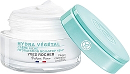 Aksamitny krem intensywnie nawilżający 48H - Yves Rocher Hydra Vegetal Hydration Non-Stop 48H — Zdjęcie N3