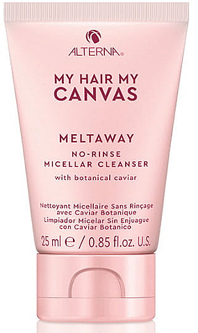 Szampon micelarny bez spłukiwania z ekstraktem z kawioru - Alterna My Hair My Canvas Meltaway No-Rinse Micellar Cleanser (miniprodukt) — Zdjęcie N1