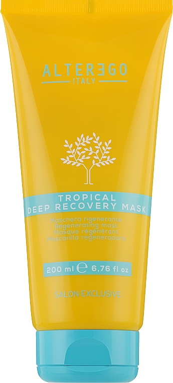 Intensywna maska regenerująca - Alter Ego Arganikare Tropical Deep Recovery Mask — Zdjęcie N1