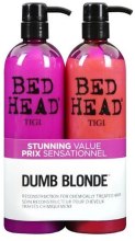 Zestaw - Tigi Bed Head Dumb Blonde Duo Kit (sh/750ml + cond/750ml) — Zdjęcie N1