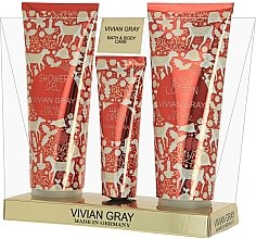 Kup Zestaw - Vivian Gray Red Christmas Set (h/cr/30ml + b/lot/100ml + sh/gel/100ml)
