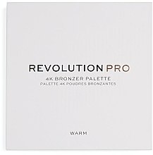 Paletka bronzerów do twarzy - Makeup Revolution Pro 4K Bronzer Palette — Zdjęcie N1