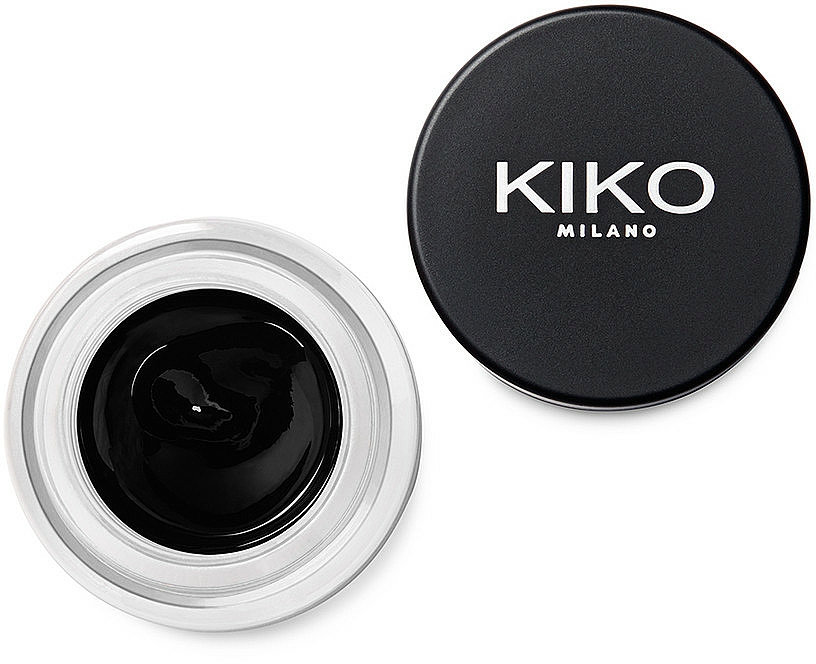 Żelowy eyeliner w słoiczku - Kiko Milano Lasting Gel Eyeliner — Zdjęcie N1