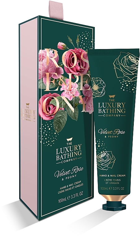 Krem do rąk i paznokci - Grace Cole The Luxury Bathing Velvet Rose And Peony Hand Cream — Zdjęcie N1