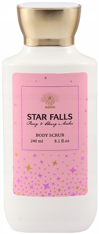 Zestaw - Aurora Star Falls Peony And Cherry (scrub/240ml + bubble/bath/240ml + b/mist/150ml) — Zdjęcie N3