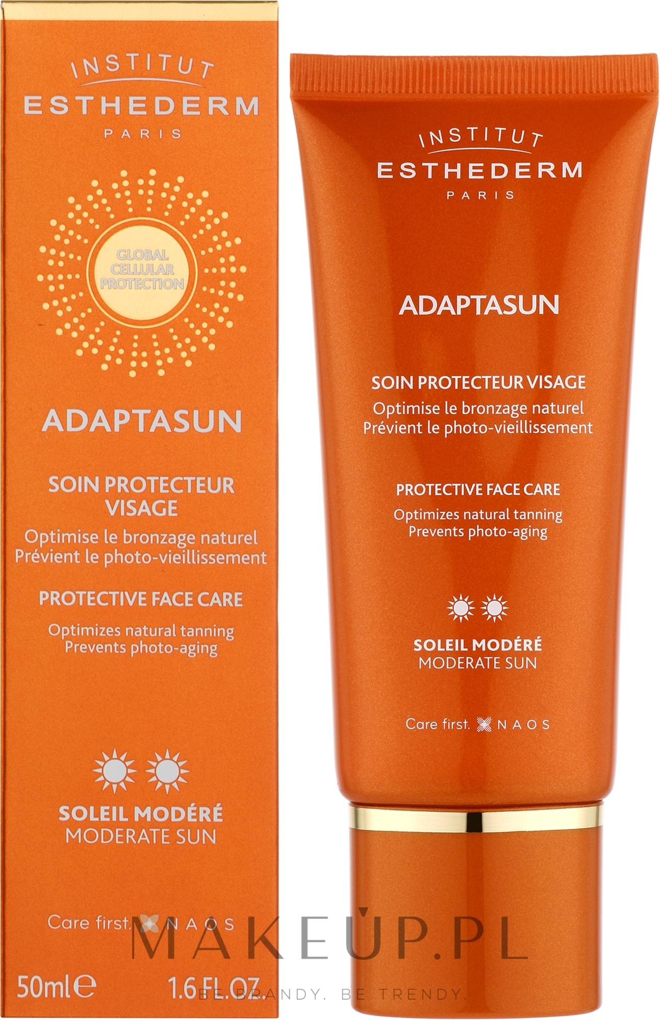 Przeciwsłoneczny krem do twarzy SPF 15 - Institut Esthederm Adaptasun Sun Care Cream Normal — Zdjęcie 50 ml