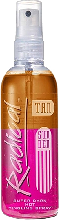 Intensywny spray do opalania z efektem mrowienia - Radical Tan Super Dark Hot Tanning Spray — Zdjęcie N1