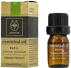 Naturalny olejek eteryczny Bazylia - Apivita Essential Oil Basil — Zdjęcie N1