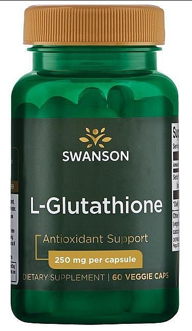 L-glutamina - Swanson L-Glutathione 250mg — Zdjęcie N1