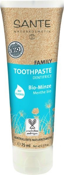 Miętowa pasta do zębów z fluorem - Sante Tootpaste — Zdjęcie N1