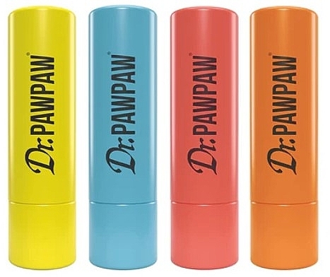 Zestaw - Dr. PAWPAW Original & Tropical Balms (lip/balm/4g*4) — Zdjęcie N2