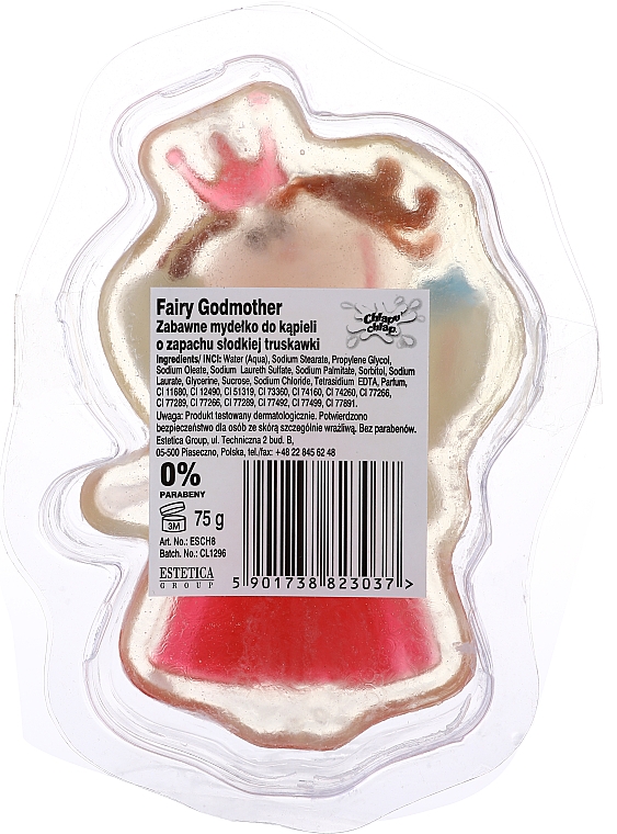 Glicerynowe mydło dla dzieci o zapachu truskawek Księżniczka - Chlapu Chlap — Zdjęcie N2