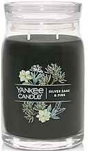 Świeca zapachowa w słoiczku Silver Sage & Pine, 2 knoty - Yankee Candle Singnature — Zdjęcie N1