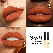 PRZECENA! Matowa szminka do ust - Yves Saint Laurent Rouge Pur Couture The Slim Matte Lipstick * — Zdjęcie N4