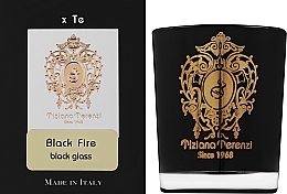 Tiziana Terenzi Black Fire Black Glass - Świeca zapachowa — Zdjęcie N2