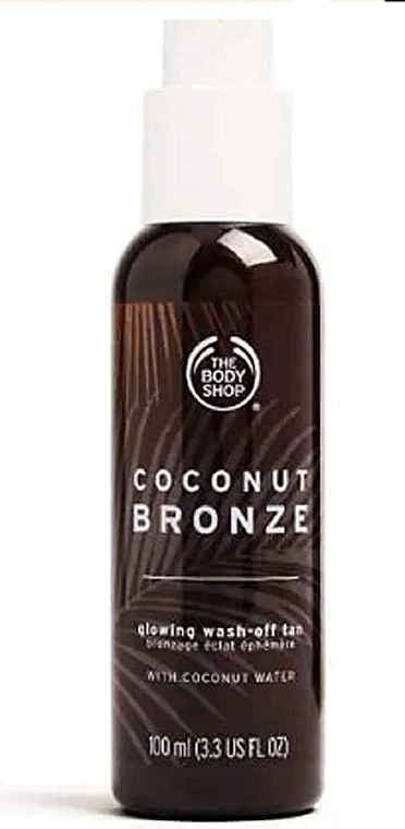 Zmywalny samoopalacz do twarzy i ciała - The Body Shop Coconut Bronze Glowing Wash-off Tan — Zdjęcie N1