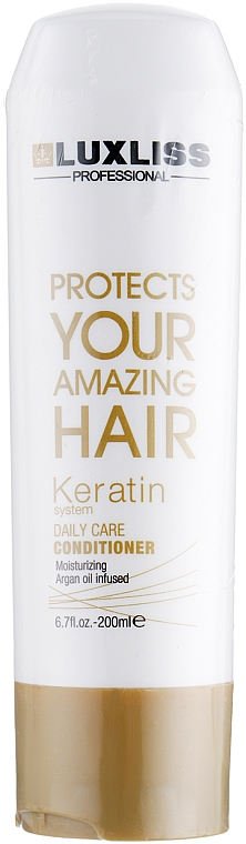 Odżywka keratynowa do pielęgnacji włosów w domu - Luxliss Keratin Daily Care Conditioner — Zdjęcie N1