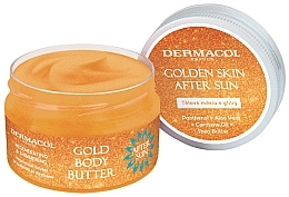 Olejek do ciała po opalaniu - Dermacol After Sun Gold Regenerating Shimmering Body Butter — Zdjęcie N2