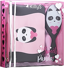 Kup Zestaw do pielęgnacji włosów - KillyS Sweet Panda (cosmetic bag/1pc + h/comb/1pc)