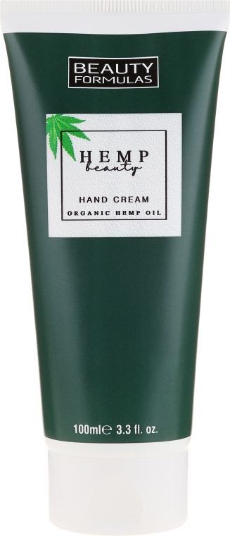 Krem do rąk z organicznym olejem konopnym - Beauty Formulas Hemp Beauty Oil Hand Cream