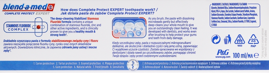 Pasta do zębów - Blend-a-med Complete Protect Expert Professional Protection Toothpaste — Zdjęcie N5