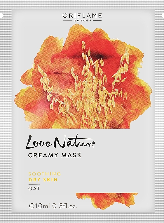 Kojąca maska do twarzy Owies - Oriflame Love Nature Oat Creamy Mask — Zdjęcie N1