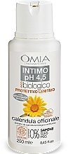 Żel do higieny intymnej Nagietek - Omia Laboratori Ecobio Intimo pH 4,5 Calendula — Zdjęcie N1