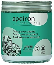 Kup Pasta do zębów w proszku Lukrecja - Apeiron Dental Powder Licorice