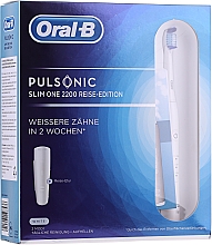 Kup Elektryczna szczoteczka do zębów - Oral-B Pulsonic Slim One 2200White Travel Edition