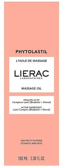 Olejek do masażu zapobiegający rozstępom - Lierac Phytolastil Massage Oil — Zdjęcie N2