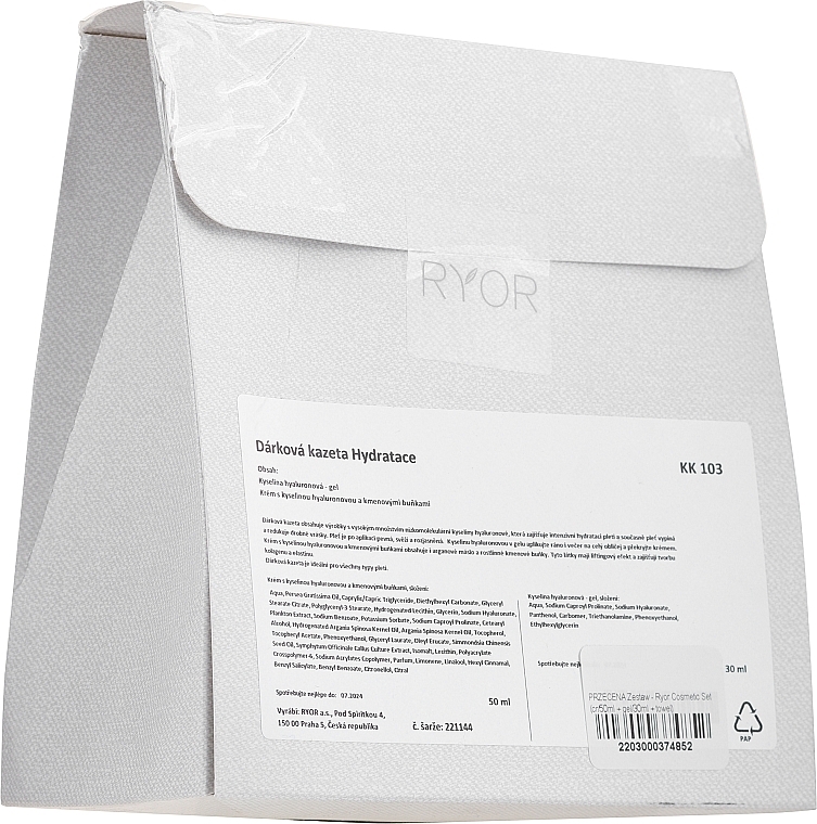 PRZECENA! Zestaw - Ryor Cosmetic Set (cr/50 ml + gel/30 ml + towel) * — Zdjęcie N1