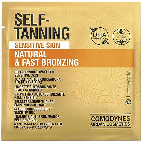 Chusteczka samoopalająca do skóry wrażliwej - Comodynes Self-Tanning Sensitive Skin — Zdjęcie N1