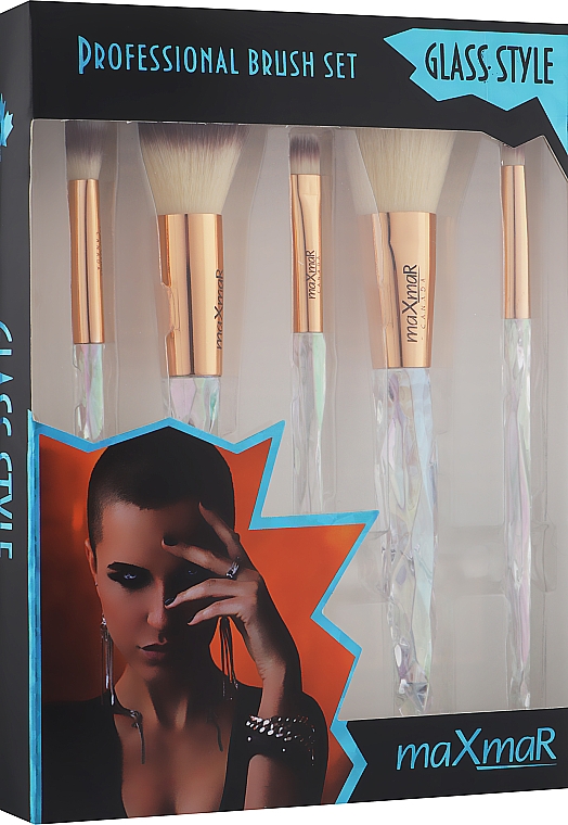 Zestaw pędzli do makijażu MB-293, 5 szt. - MaxMar Brush Set — Zdjęcie N2