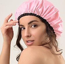 Różowy czepek Chic - MAKEUP Bath Cap Pink — Zdjęcie N2