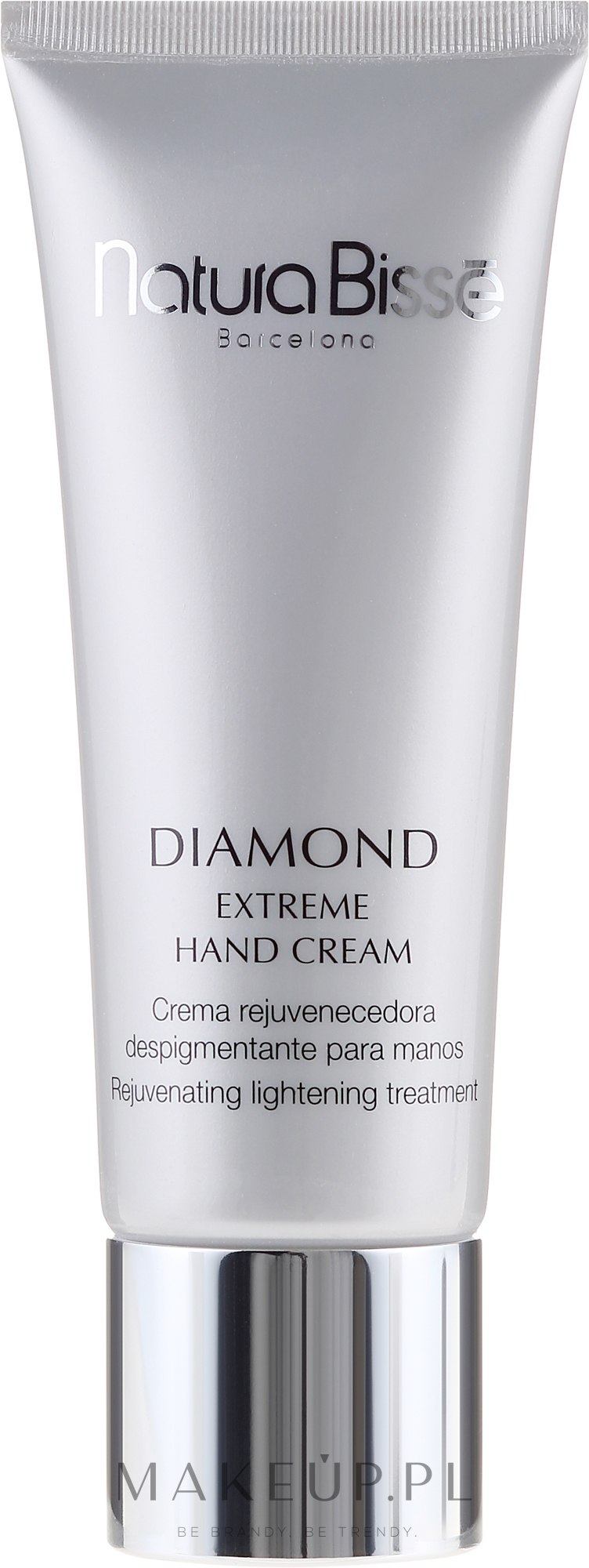 Odmładzający krem rozświetlający do rąk - Natura Bissē Diamond Extreme Hand Cream — Zdjęcie 75 ml