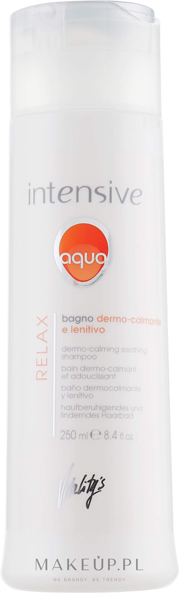 Łagodny szampon kojący - Vitality's Intensive Aqua Relax Dermo-Calming Shampoo — Zdjęcie 250 ml